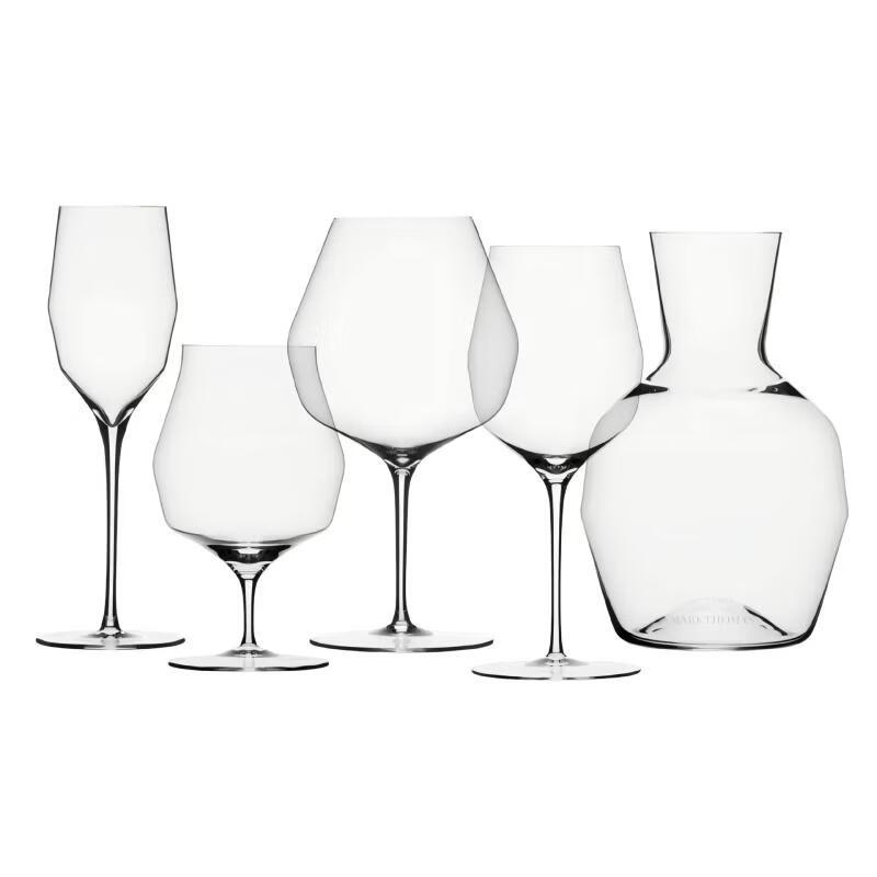 Handmade Ultra-thin Stem Crystal Burgundy Wine Glass