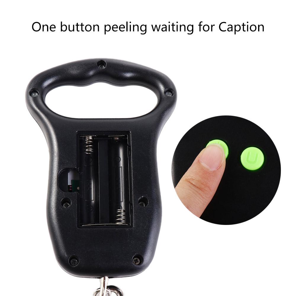 Electronic Weighting Scale Fish Hook Hanging Scale Digital Luggage Scale Kitchen Weight Tool