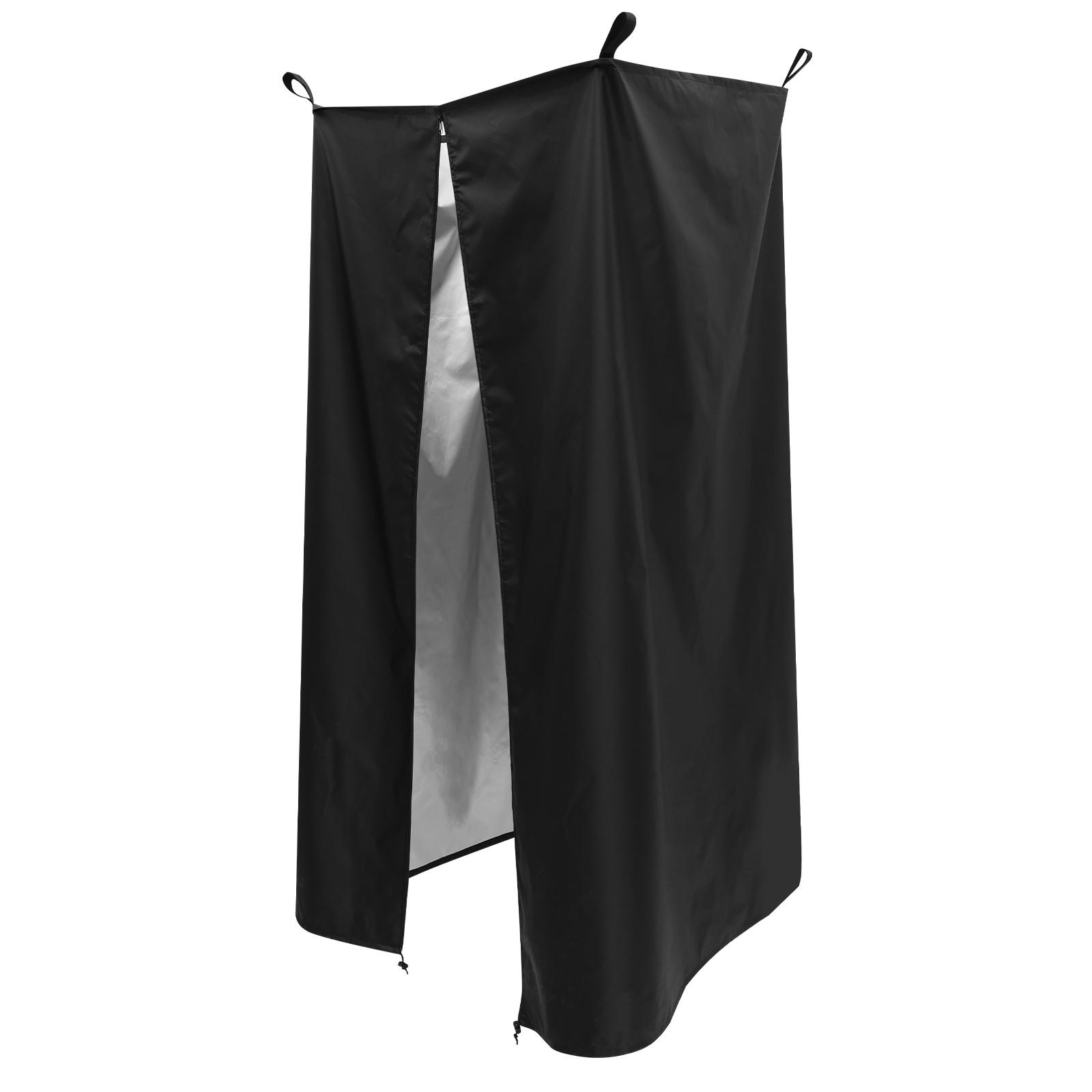 

Oxford Cloth Boat Privacy Tent Heavy Duty Boat Privacy Curtain Effective Protection Floating Changing Room Cover for Outdoor чёрный