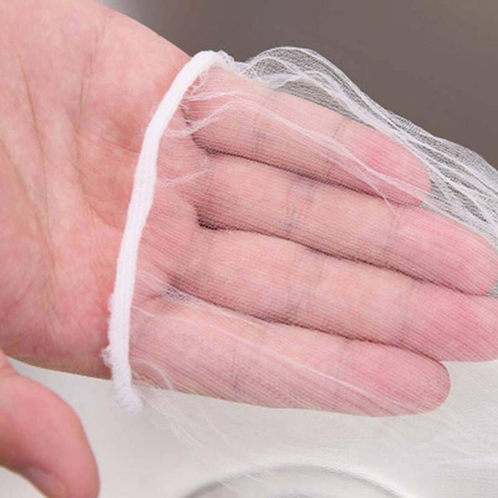 100pcs Kitchen Sink Filter Screen Sewer Anti-Clogging Dregs Screen