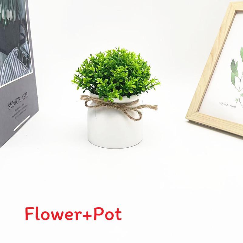 

Plastic Veronicastrum Caulopterum Bonsai With Roped Butterfly Decoration For Home And Outdoor Use Green