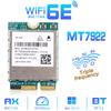 ABIY-WiFi 6E MT7922 M.2 Wireless Card 5374Mbps Bluetooth 5.2 Network Adapter 802.11ax 2.4G/5G/6GHz WiFi Card for Win10 Win11