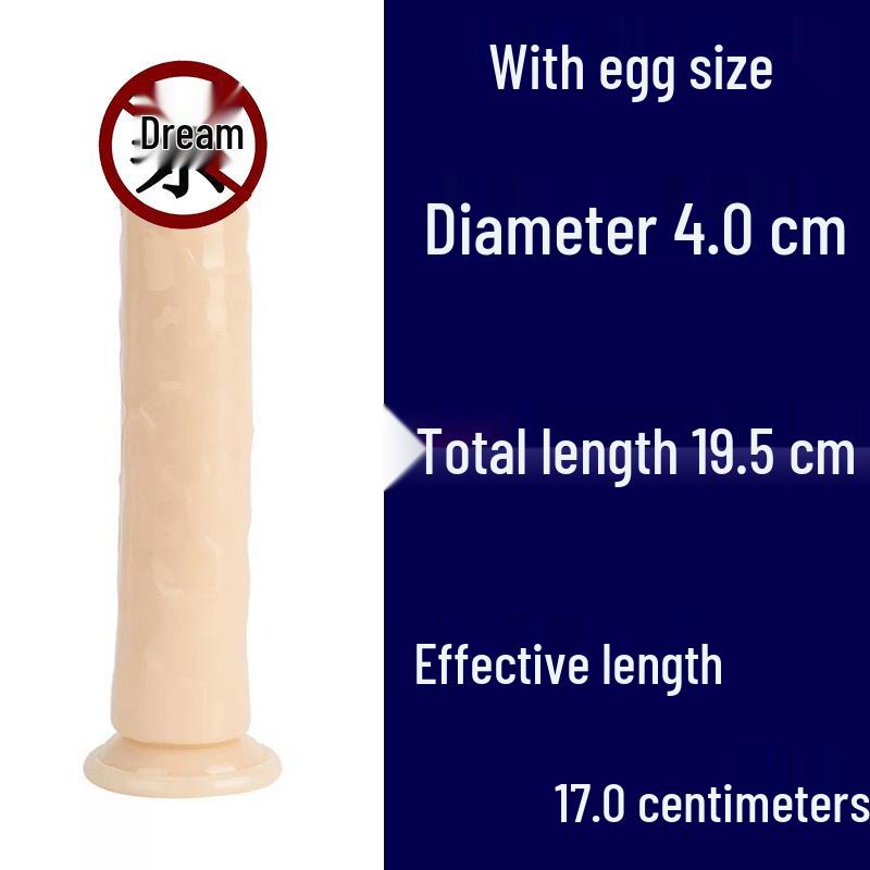 Crystal Jelly Suction Cup Dildo - Transparent Female Masturbator Fake Penis