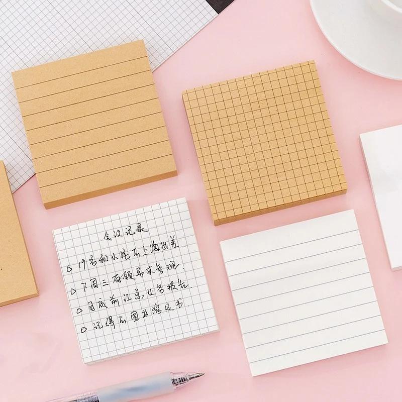 80 Pieces of Note Paper Grid Blank Note Stationery Various Styles Note Stationery Office Student Supplies
