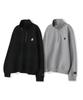 BEENTRILL Essential Hashtag Half Zip Sweatshirt (Black)