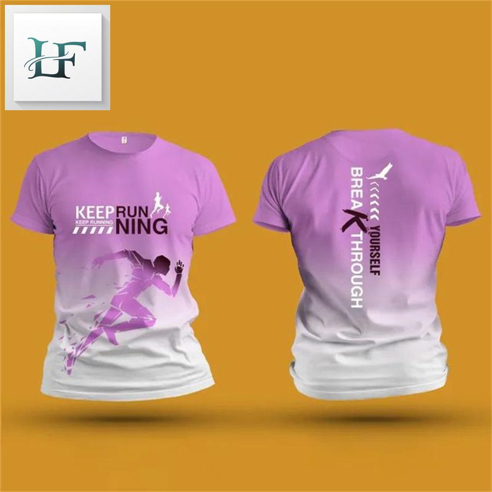 Running Sports 3d Printing Summer Unisex Short Sleeve T-Shirt Fitness Sports Outdoor Quick Drying Loose And Comfortable Clothes