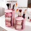 Organizér na vlasové doplňky Akrylová úložná krabička Průhledný organizér na gumičky do vlasů Pro čelenku Držák na štětce na make-up Stolní organizér na šperky