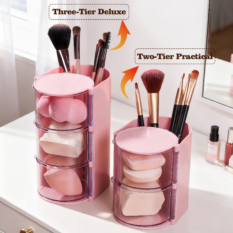 Organizér na vlasové doplňky Akrylová úložná krabička Průhledný organizér na gumičky do vlasů Pro čelenku Držák na štětce na make-up Stolní organizér na šperky