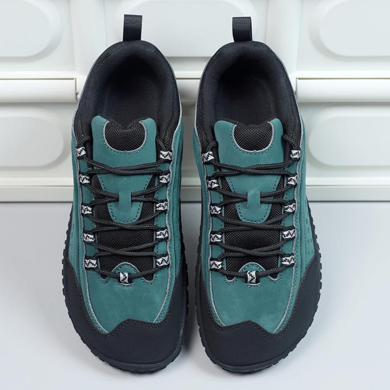 Fashion Retro Style Sneakers Mens Lightweight Anti-slip Treking Footwear Outdoor Male Casual Shoes Simple Trainers Lace-Up Hiking Shoes