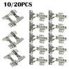 10/20Pcs 95°-105° Steel Cabinet Hinges No-Drilling HoleHydraulic Buffer Hinge Kitchen Cabinet Cupboard Hinges Furniture Hardware