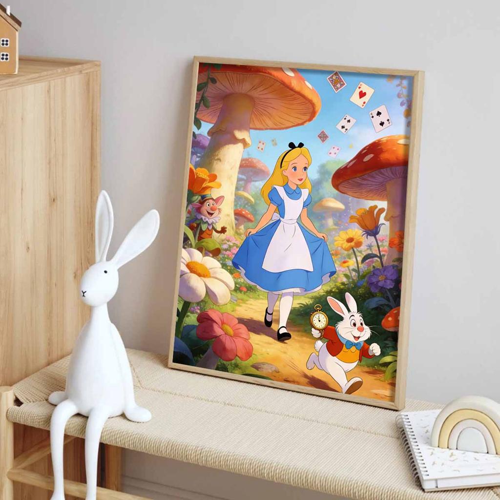 Disney Alice im Wunderland Diamantmalerei handgemacht DIY Mosaik Kunstmalerei Set Heimdekoration