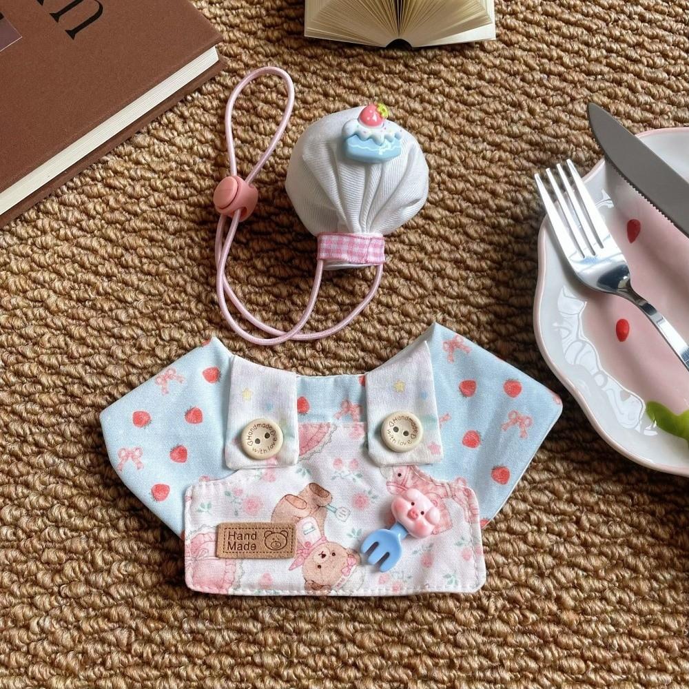 

Cartoon Pet Cooking Clothes Adjustable Cat Chef Hat Funny Pet Transformation Dress Costume Party S-Style C