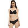 Calvin Klein Sexy Lace Panel Comfortable Cotton Thong Women Underwear Black QD3767-UB1