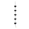Hanging Rain Chain Metal Handmade Weatherproof Gutter Chain for Gardens Porches Gazebos Decks