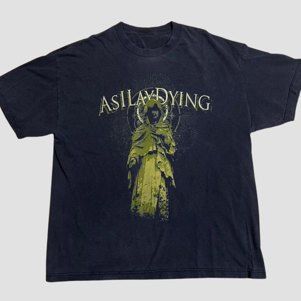 As I Lay Dying metalcore band t-shirt retro black short sleeve tee QT1562 XXL