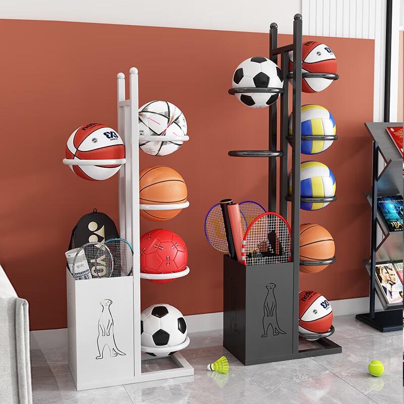 Sports Ball & Racket Storage Rack