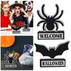 DIY Handmade Halloween Spider Bat Ornaments Funny Spider Bat Sign  Party Decoration Props
