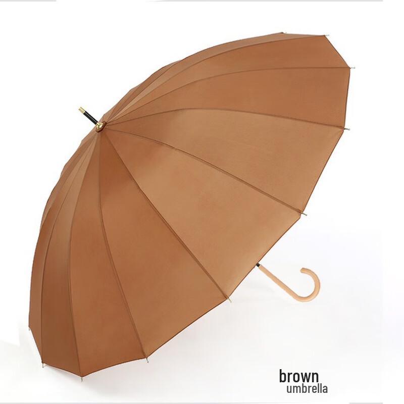 Elegant 16-Rib Straight Umbrella
