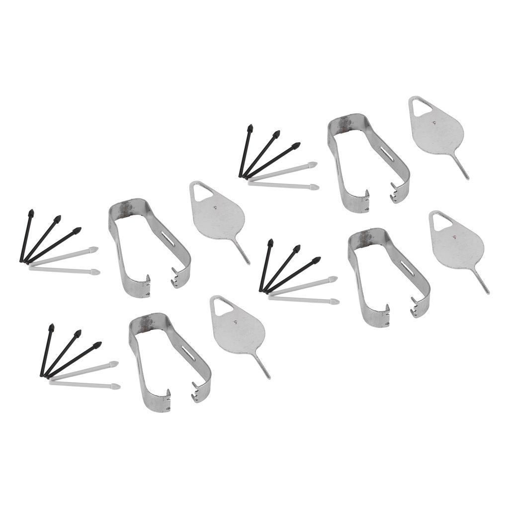 4 Sets Stylus-Stiftspitzen Idealer Ersatz 20 Spitzen 4 Fingerhüte 4 Pinzetten Touch-Stylus-Stiftspitzen für Galaxy Tab S6 T860 T865