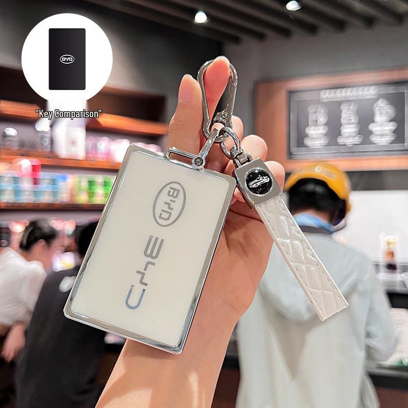 BYD Car Key Case for Han EV, Tang, Dmi, Song Pro, Qin Plus, Dolphin, Yuan, Seal N FC Shell Buckle