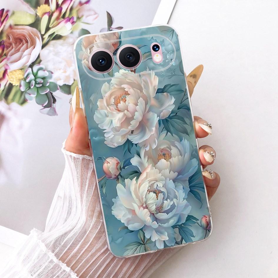 6.55" For Honor 500 5G Case Fashion Flower Bowknot Soft Slim Silicone Phone Cover For Honor 500 Pro Funda MEY-AN00 Honor500 Capa