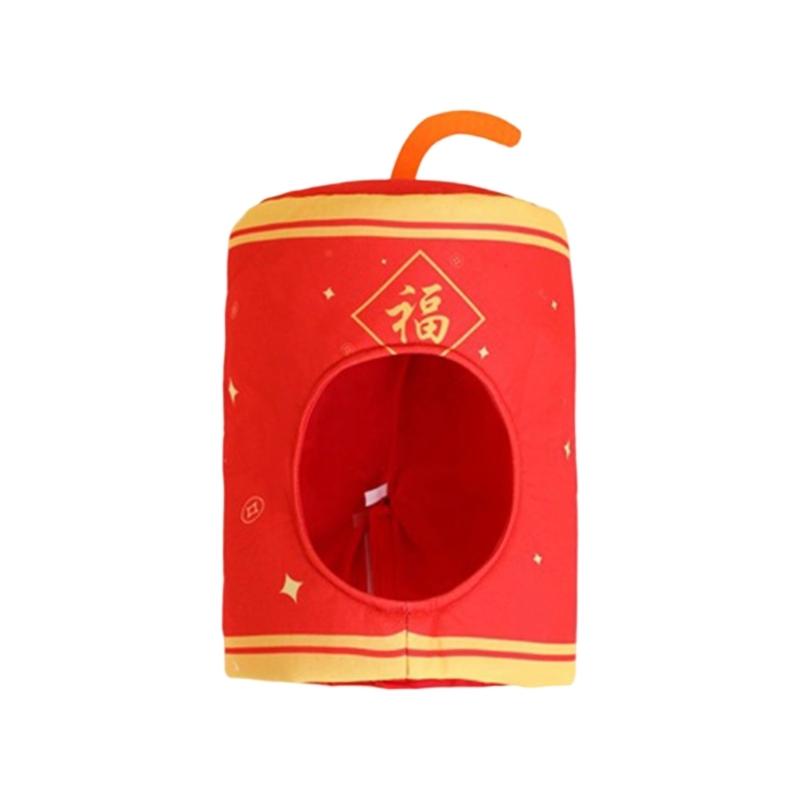 

Spring Festival Costume Headpiece Adjustable Belt Photography Headgear For Children Party Theme Role Play 1