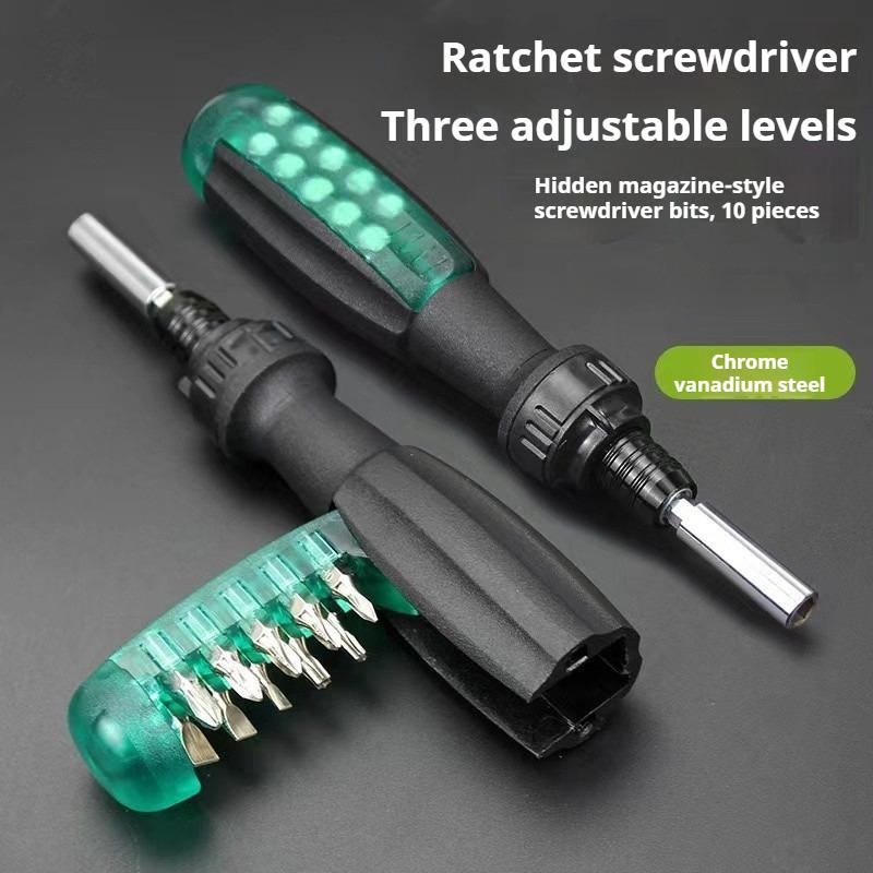 Набор отверток-трещоток 10-в-1 для дома, многофункциональная отвертка CR-V