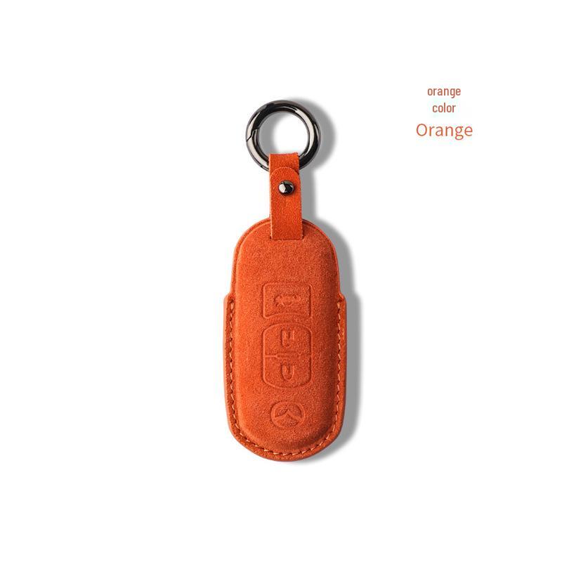 Premium Suede Buckle Key Case for Mazda CX-4, CX-5, Axela, Atenza, and Old Mazda 6