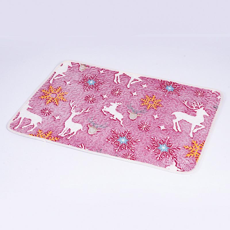 Winter Pet Urine Pad Breathable and Absorbent Dog Urine Pad Machine Washable Non-slip Urine Pad Training Urine Pad Luminous Mat