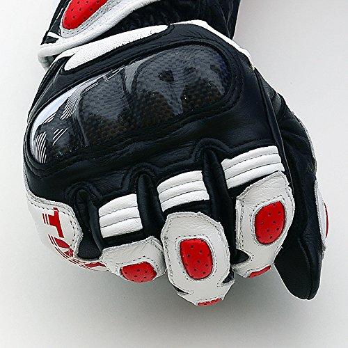 [TAICHI] RS Taichi RS GP-X Racing Gloves Road Race Leather Black/Red M [NXT053]