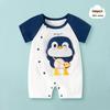 Summer Short Sleeve Pure Cotton Baby Romper - Infant Cartoon Crawling Bodysuit