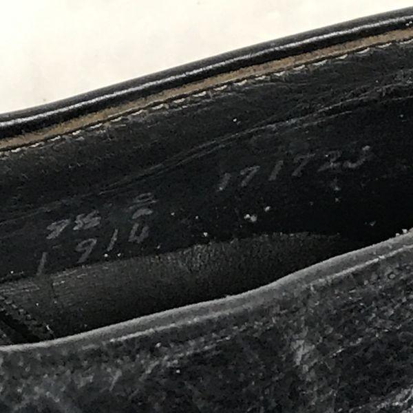 Vintage/80s ARISTOCRAT?/COMFORT ARCH Goodyear Welt Leather U-Tip Shoes/9.5C/26.0-26.5-27.0/Black/BLACK/Business Dress Shoes(USED)