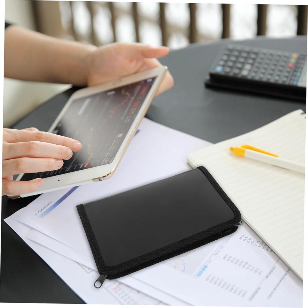 Torba do przechowywania rachunków, organizer na dokumenty w kształcie harmonijki, teczka na dokumenty domowe, teczka biurowa, torba na dokumenty w kształcie harmonijki, teczka na paragony, czarny plastik