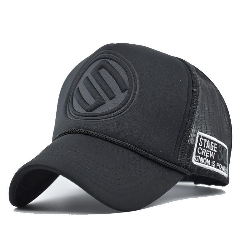 Cap Threedimensional Baseball Embossed Mesh Cap Sun Shield Duck Tongue Cap