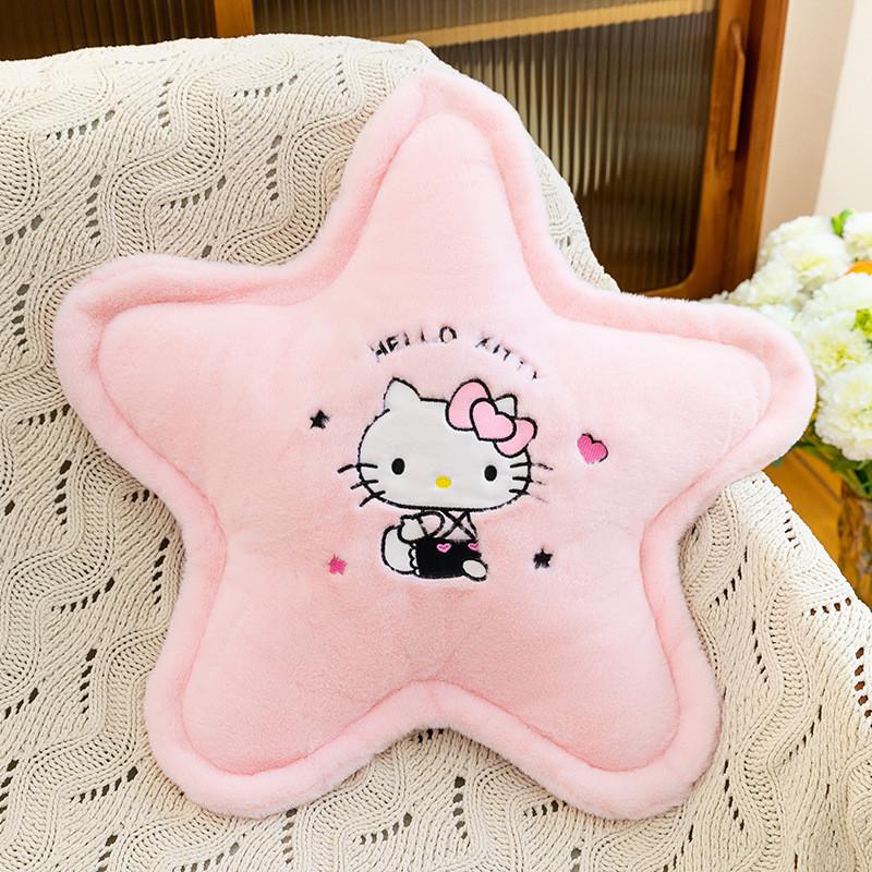 Hello Kitty Cartoon Plush Pillow With Soft Pp Cotton For Kids And Teens Comfort