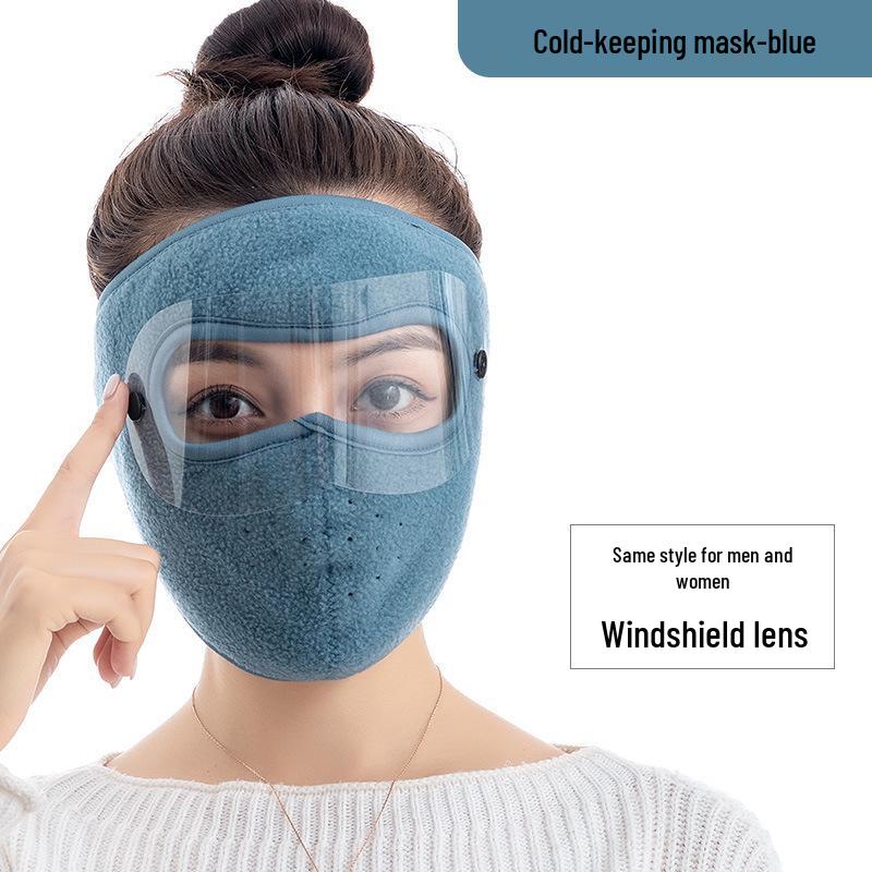 Windproof and Cold-Proof Cycling Face Mask with Ear Protection for Autumn and Winter