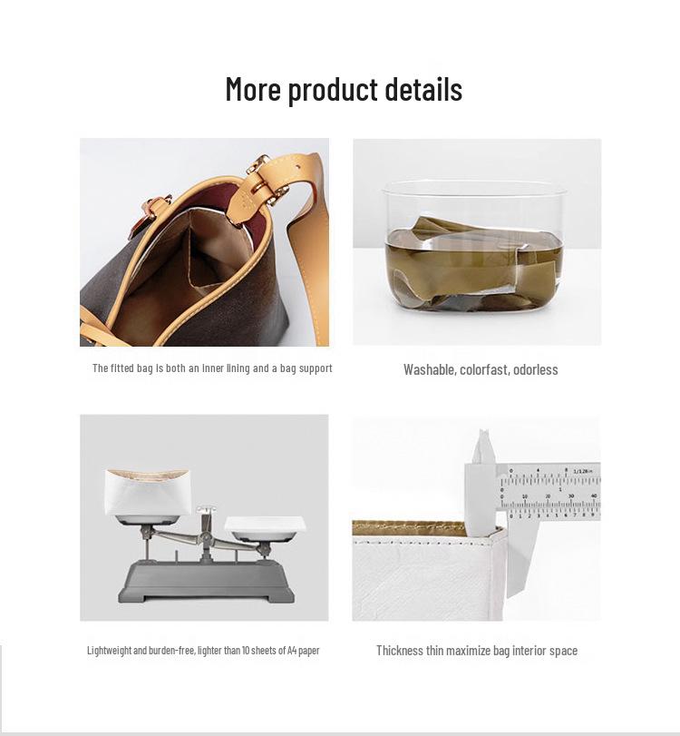 Master Craftsman LV Elephant Gray Lightweight Waterproof DuPont Paper Tote Support - Summer Bundle
