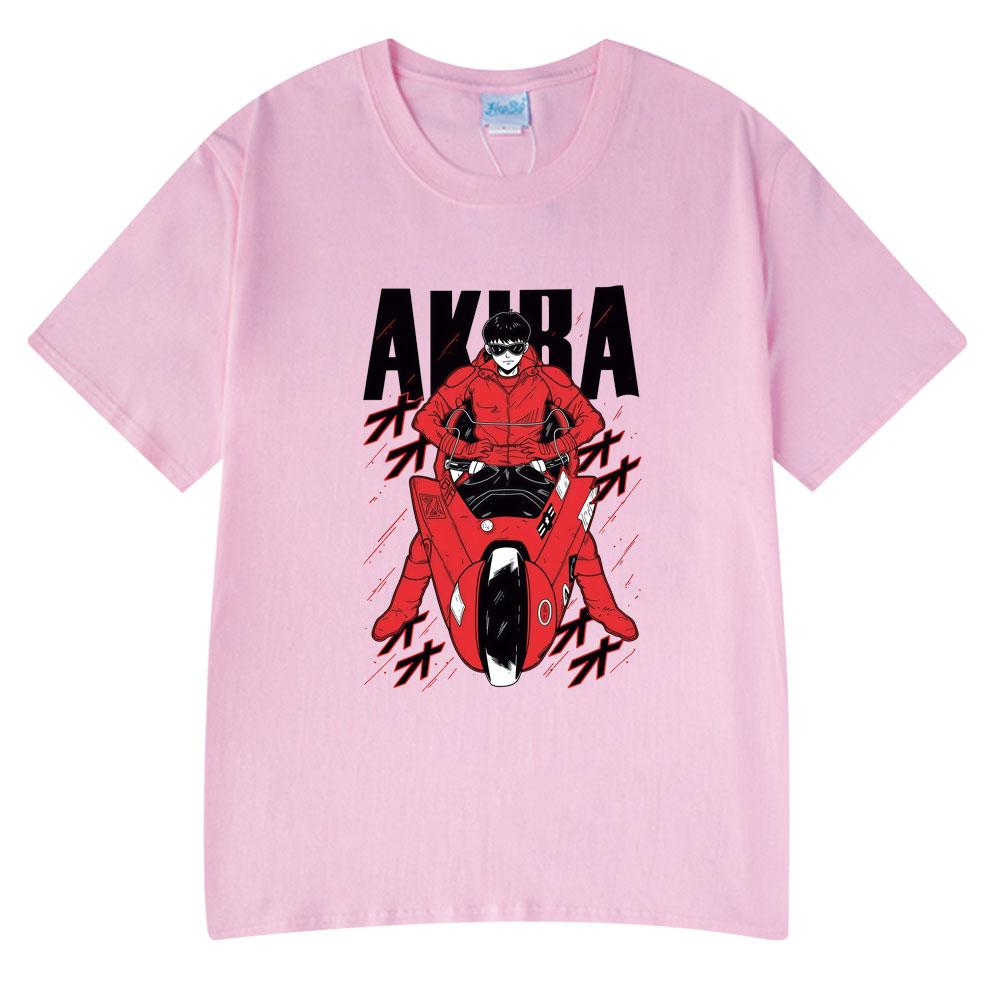 Anime Akira Vintage Washed T Shirts 90S Unisexga Shotaro Kaneda Graphic T-shirt Unisex Women Cotton Tee Tops Summer Oversized T-shirts