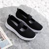 Female Footwear Mesh Breathable Wedge Women's Shoes Black Korean New In 2024 Y2k Fashion Walking Stylish Promotion Offer A