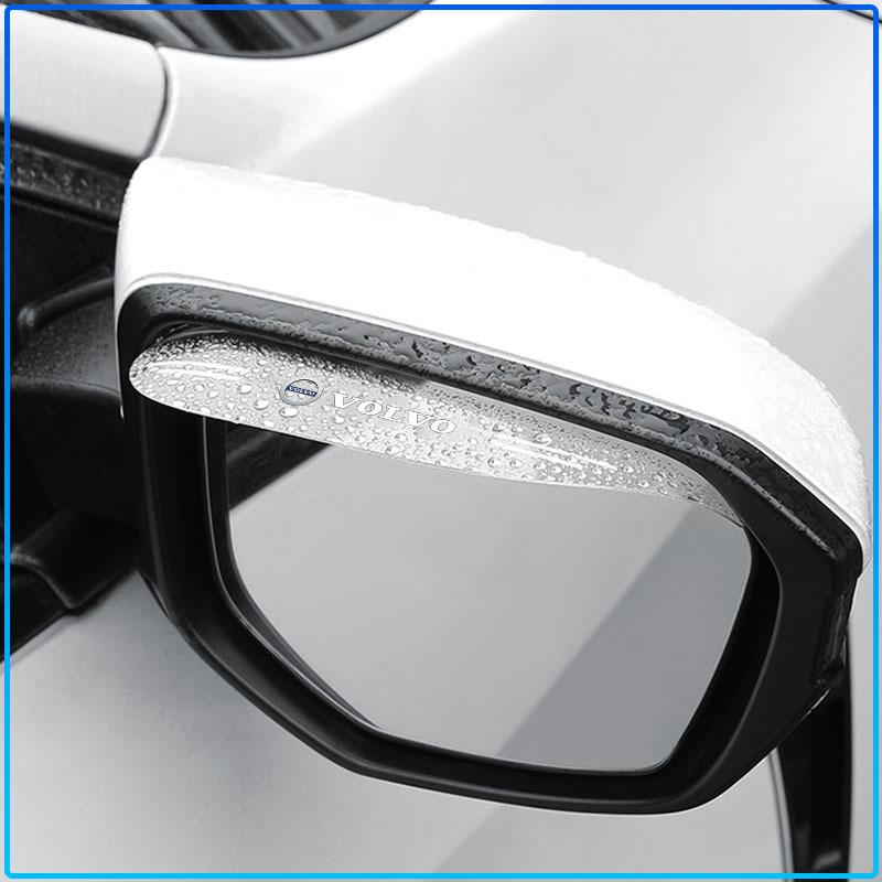 2PCS Car Transparent Car Rearview Mirror Rain Eyebrow Visor Cover For Volvo XC60 XC90 S60 S80 S40 V40 V60 V70 V50 XC70