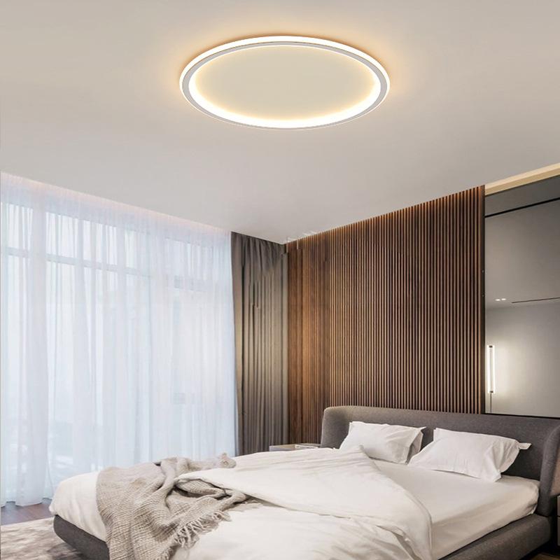 Modern LED Ceiling Light 20/30/50/80CM Dimmable Round Lamp For Bedroom Living Room Apartment Study Indoor Decor Lighting Fixture