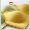 Seamless Latex Underwear Women's Summer Thin Section Without Steel Ring Small Breasts Gathered Breasts Anti-sagging Sports Bra