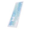 Keyboard Keycaps 104 Keys Two Color Translucent PBT Material Ergonomic Design Computer Accessories