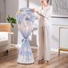 PEVA Floor Fan Cover Waterproof Fan Protective Cover Reuseable Electric Fan Dustproof Cover