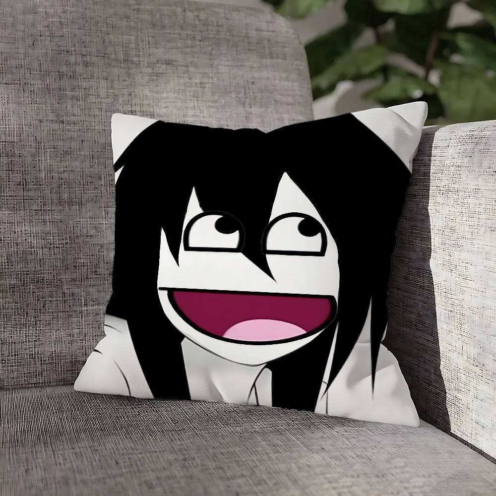 Creepy Urban Killer Jeff Pillow Case For Sofa Decor Car Office Room Printing Cushion Cover Decorations and Protector