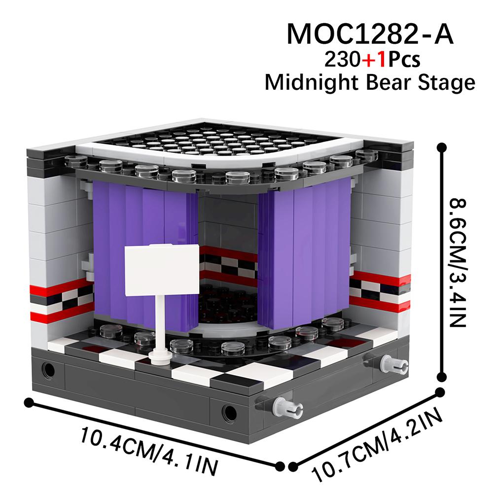 

MOOXI Набор для хоррор-игры MOC Кирпичики Киносцены Фигурки медведей Строительные блоки Детские образовательные игрушки для детей Подарок на день рождения