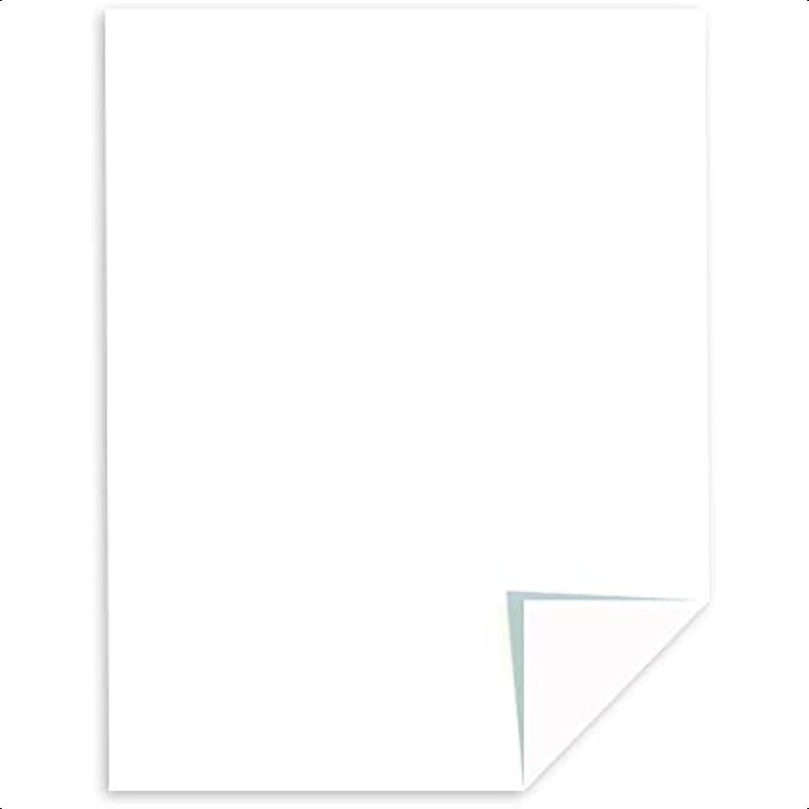 

® 100% Хлопок Бумага для резюме 8 1 2 x 11 32 фунта 100% Переработанная Белая Упаковка 100 листов United States