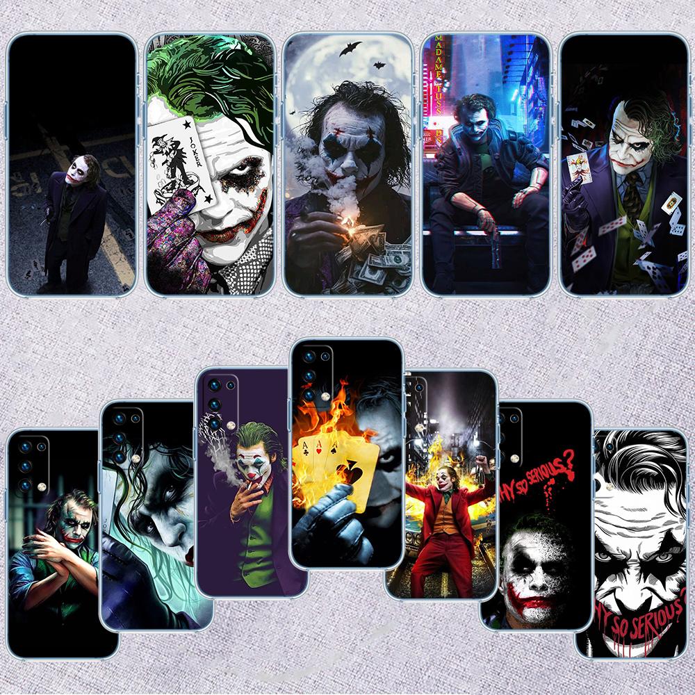 Joker Art Transparent Phone Case for Motorola Moto Edge 20 30 40 50 S30 Fusion Ultra Pro Neo Lite + G200 G23