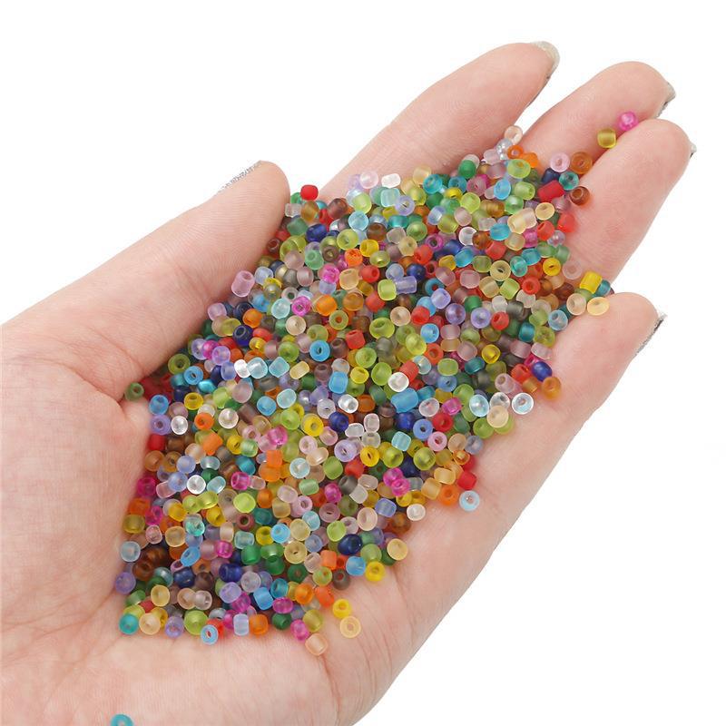 Frosted Transparent Rice Beads for DIY Bracelets, Necklaces, Hairpins, Tassels