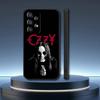 Custodia per Telefono Singer O-Ozzy Osbourne Per Samsung Galaxy A91,80,73,72,71,53,52,51,22,5G Cover Nera Morbida Antiurto